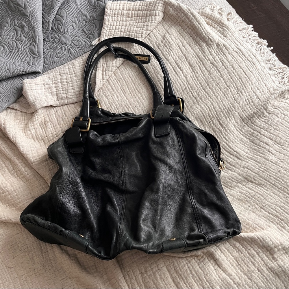 Abro Leather Slouchy Purse